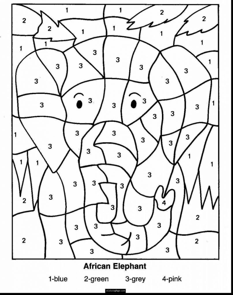 Christmas Math Coloring Pages