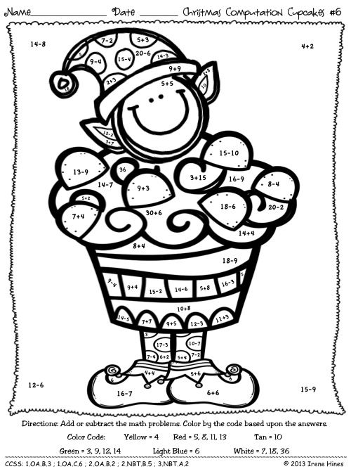 500x667 Math Christmas Coloring Sheets Second Grade 40 Math Coloring Pages