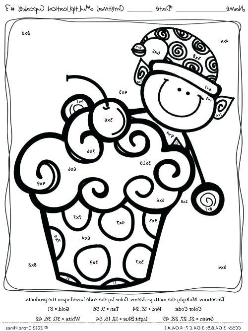 500x667 Christmas Math Coloring Pages 4th Grade Kids Coloring Math
