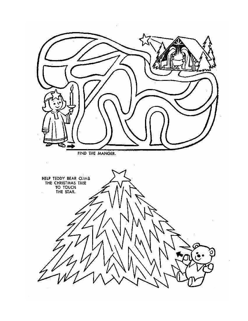 Christmas Puzzles Coloring Pages Many Interesting Cliparts 850x1100 Christmas Puzzles Coloring Pages Many Interesting Cliparts