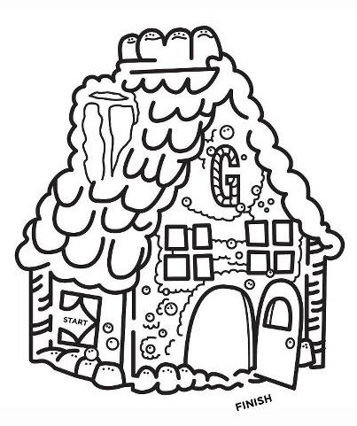 Christmas Maze Coloring Page at GetColorings.com | Free printable ...