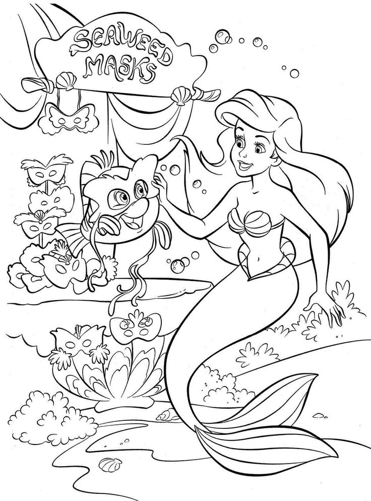182 Best Little Mermaid Colouring Page Images 736x993 182 Best Little Mermaid Colouring Page Images