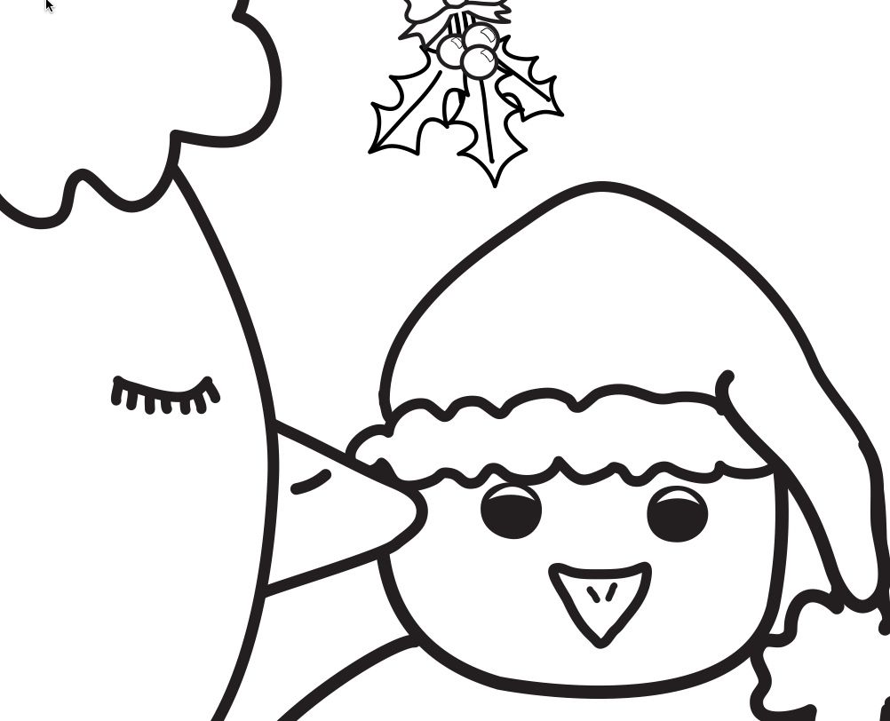 1002x812 Free Coloring Page Cuteness From Little Chicken's Big Christmas By