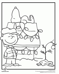 228x284 A Charlie Brown Christmas Coloring Activity
