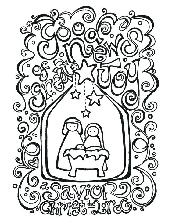 564x731 Christmas Nativity Coloring Pages Free Printable Nativity Coloring