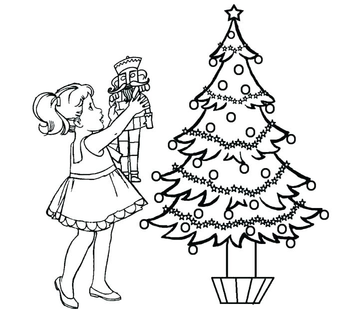 687x618 Nutcracker Coloring Page