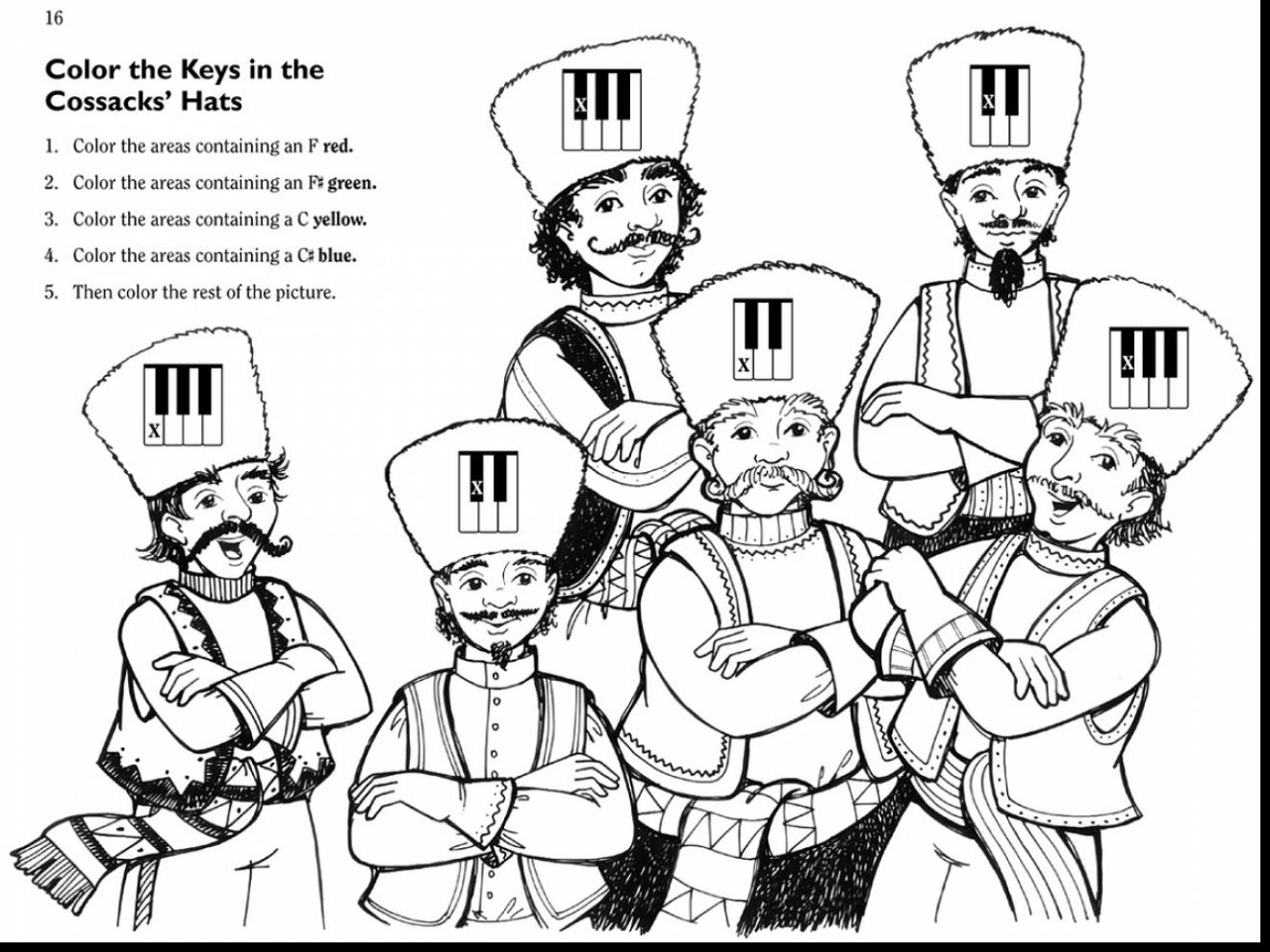 1320x990 Nutcracker Coloring Pages