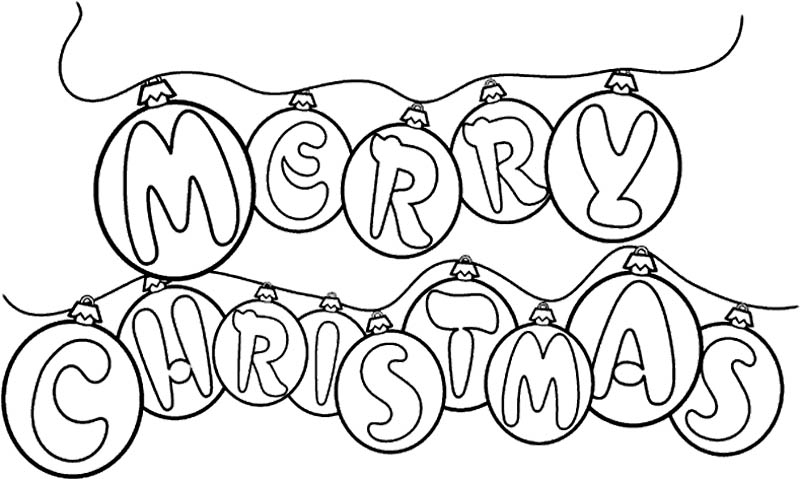 800x479 Coloring Pages That Say Merry Christmas Happy Holidays!