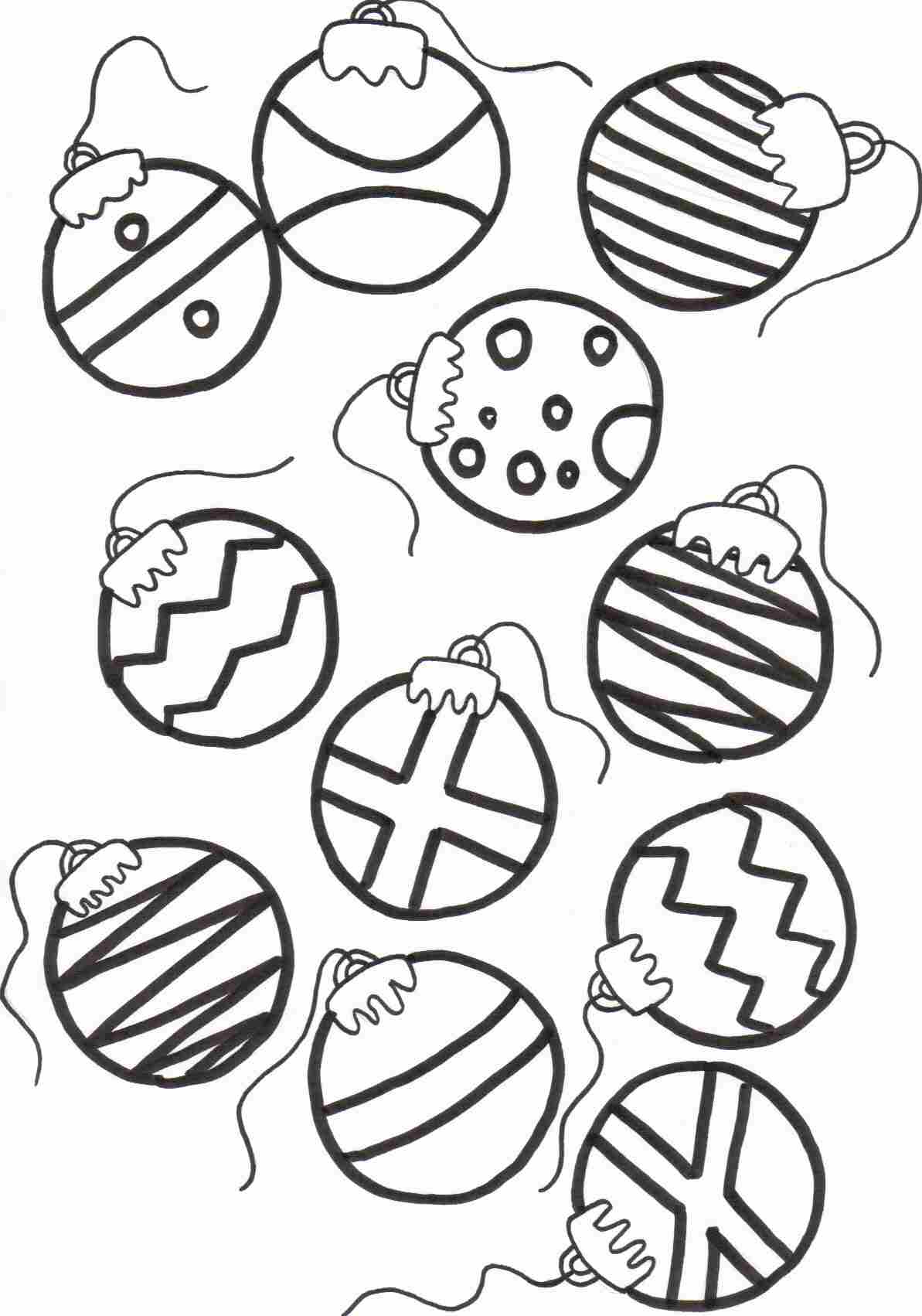 1193x1702 Christmas Ornament Coloring Pages 329x470 Clipart
