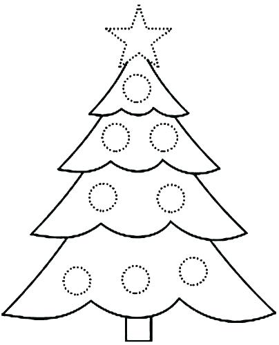404x500 Free Printable Christmas Tree Coloring Pages Medium Size Of Tree