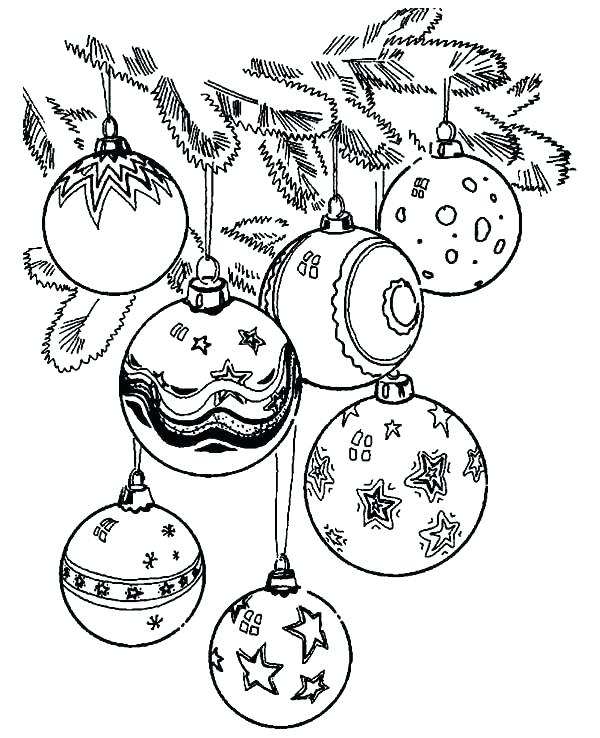 600x738 Christmas Ornaments Coloring Page Ornament Coloring Pages Coloring