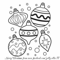 236x236 Printable Christmas Ornament Templates Christmas Tree Ornaments