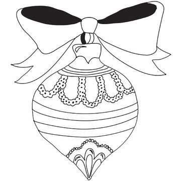 360x360 Christmas Ornament Coloring Pages Free 5647 Celebrations Coloring