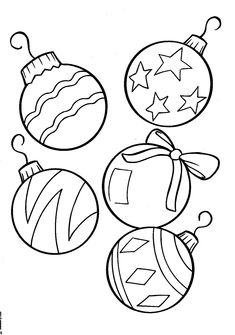 Color Your Own Christmas Ornaments Printable! Coloring 235x335 Color Your Own Christmas Ornaments Printable! Coloring