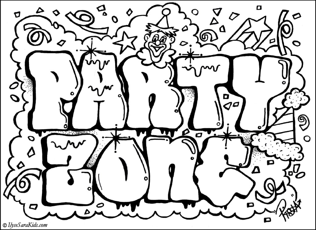 Sweet Inspiration Party Coloring Pages Birthday Printables 1024x745 Sweet Inspiration Party Coloring Pages Birthday Printables