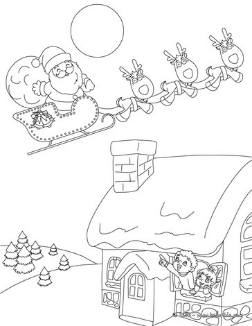 Xmas Party Time Coloring Pages 364x470 Xmas Party Time Coloring Pages