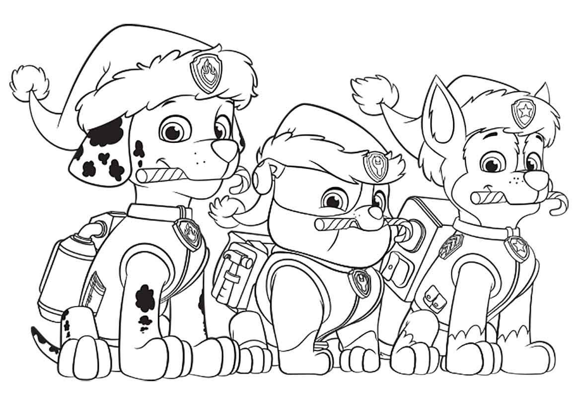 Paw Patrol Christmas Party Free Coloring Page Animals Kids Paw Paw 1160x820 Paw Patrol Christmas Party Free Coloring Page Animals Kids Paw Paw