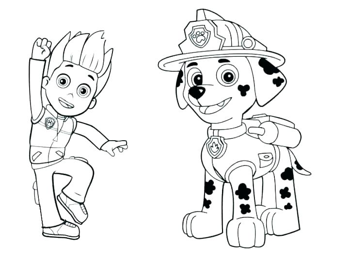 720x540 Paw Patrol Christmas Coloring Pages