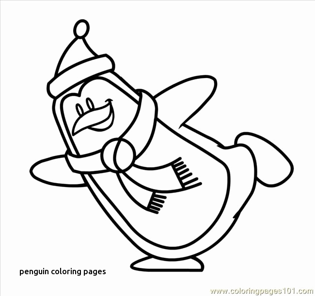 650x611 Coloring Pages Of Penguins New Christmas Penguin Coloring Pages