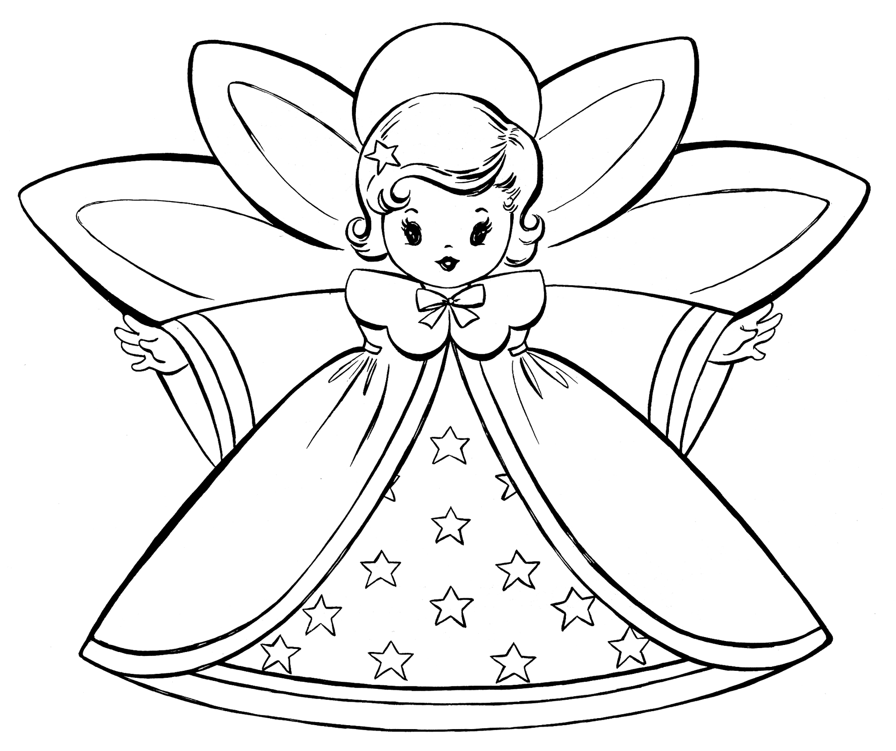 Free Christmas Coloring Pages 1800x1509 Free Christmas Coloring Pages