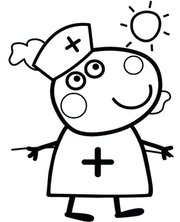 Coloring Pages Peppa Pig Coloring Page Christmas Colouring Pages 600x740 Coloring Pages Peppa Pig Coloring Page Christmas Colouring Pages
