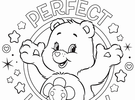 Perfect Harmony Care Bears Coloring Page Christmas Polar Bear 450x334 Perfect Harmony Care Bears Coloring Page Christmas Polar Bear