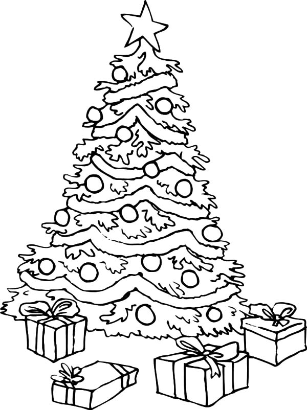 Christmas Present Coloring Pages