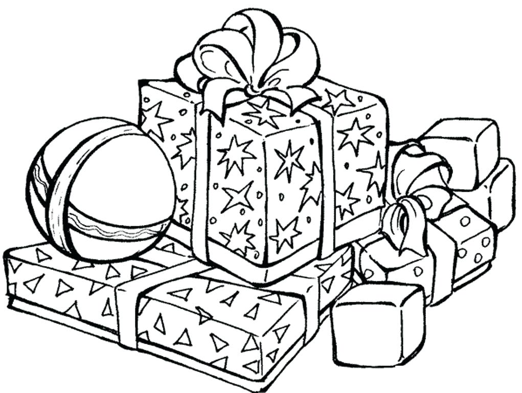 1021x768 Christmas Present Coloring Pages Present Coloring Sheet Free