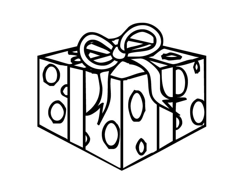 Present Coloring Pages 800x600 Present Coloring Pages