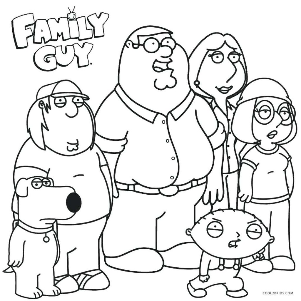 Coloring Pages ~ Printable Coloring Page Family Guy Pages 1024x1024 Coloring Pages ~ Printable Coloring Page Family Guy Pages