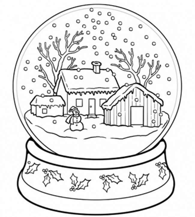 21 Christmas Printable Coloring Pages 650x723 21 Christmas Printable Coloring Pages