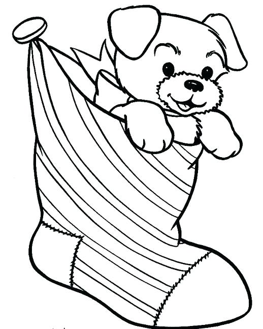 518x647 Christmas Puppy Coloring Pages Puppy Coloring Pages A Puppy Puts