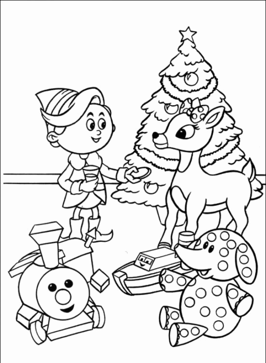 12 Awesome Of Christmas Reindeer Coloring Pages For Kids 550x749 12 Awesome Of Christmas Reindeer Coloring Pages For Kids
