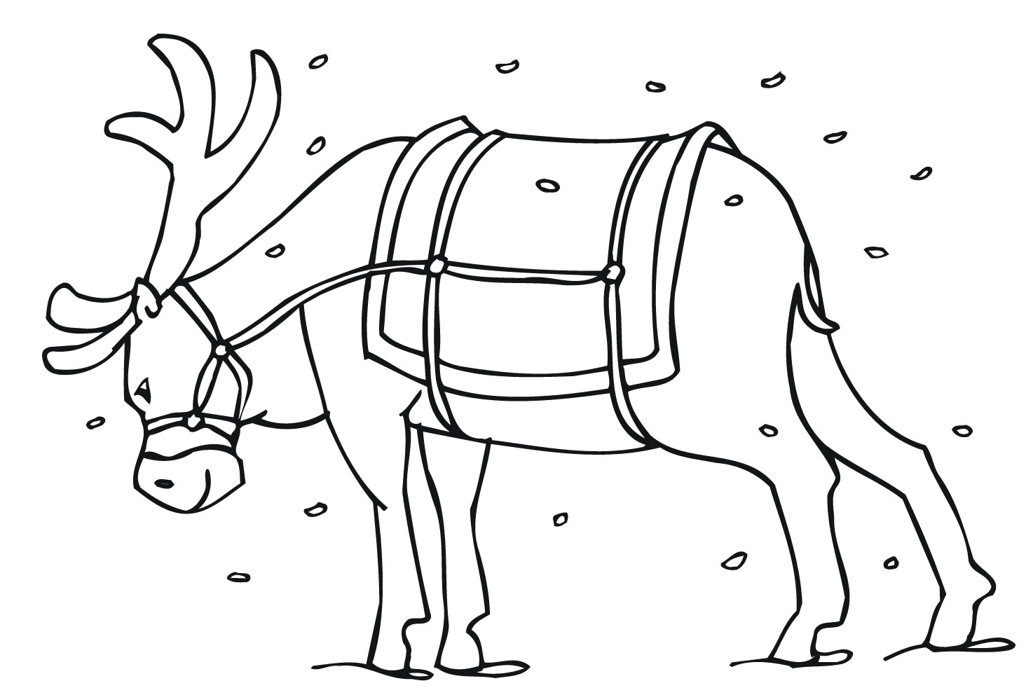 Free Printable Reindeer Coloring Pages For Kids 1474x992 Free Printable Reindeer Coloring Pages For Kids