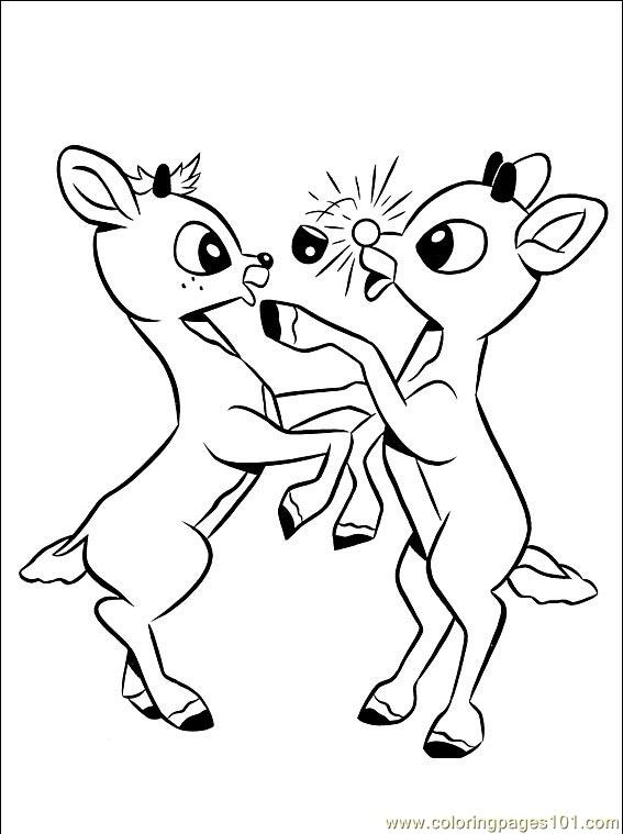 567x759 Rudolph 006 (10) Coloring Page