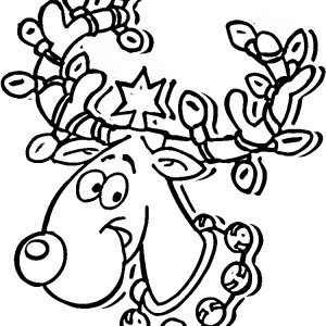 300x300 Christmas Light Bulb Coloring Page Clipart Panda
