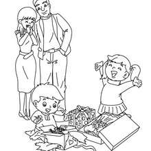 220x220 Christmas Scenes Coloring Pages