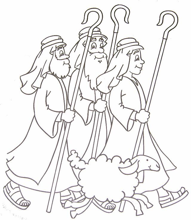 Shepherds Printable Coloring Pages The Shepherds Are On The Way 640x735 Shepherds Printable Coloring Pages The Shepherds Are On The Way