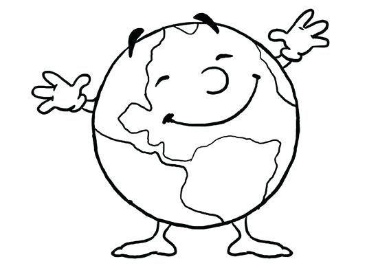 550x393 Globe Coloring Page Globe Coloring Page Earth Coloring Pages