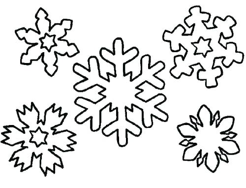 500x382 Christmas Snowflake Coloring Sheets Printable Coloring Snowflake