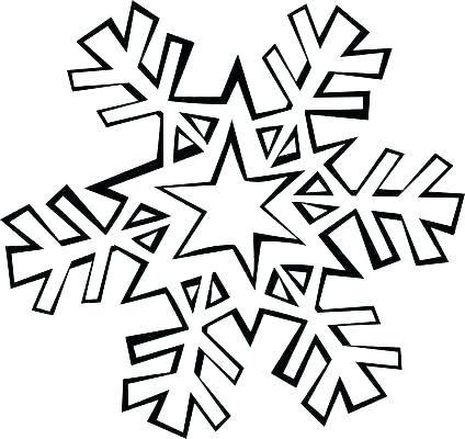 424x400 Snowflakes Coloring Pages Coloring Page Snowflake Free Printable