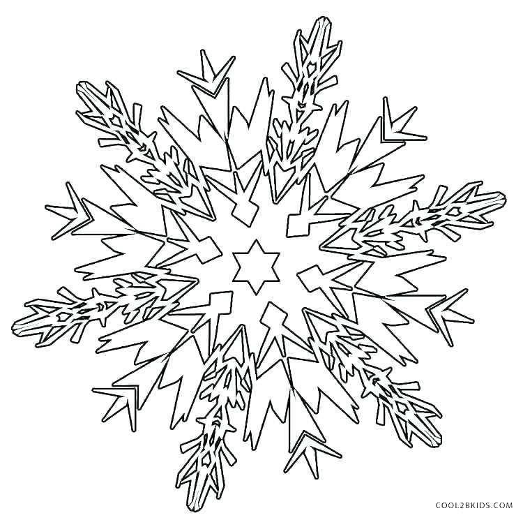 750x745 Snowflakes Coloring Pages Printable Snowflake Patterns Coloring