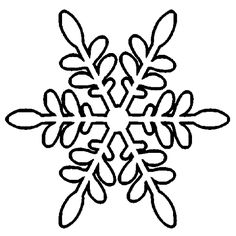 236x236 Snowflakes Coloring Pages