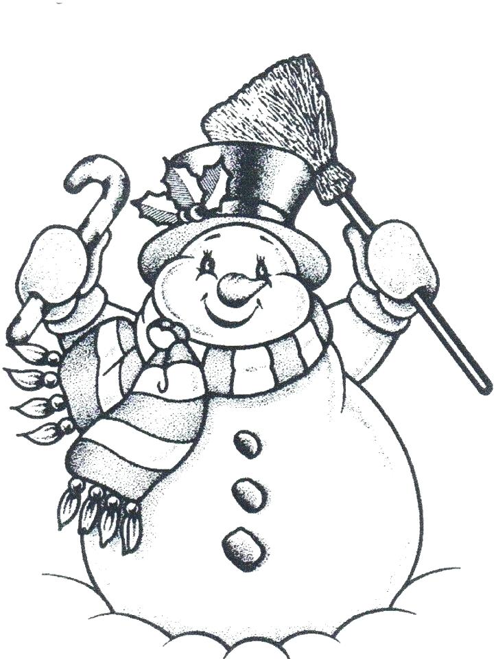 723x960 Christmas Snowman Coloring Pages Snowman Coloring Pages Free Also