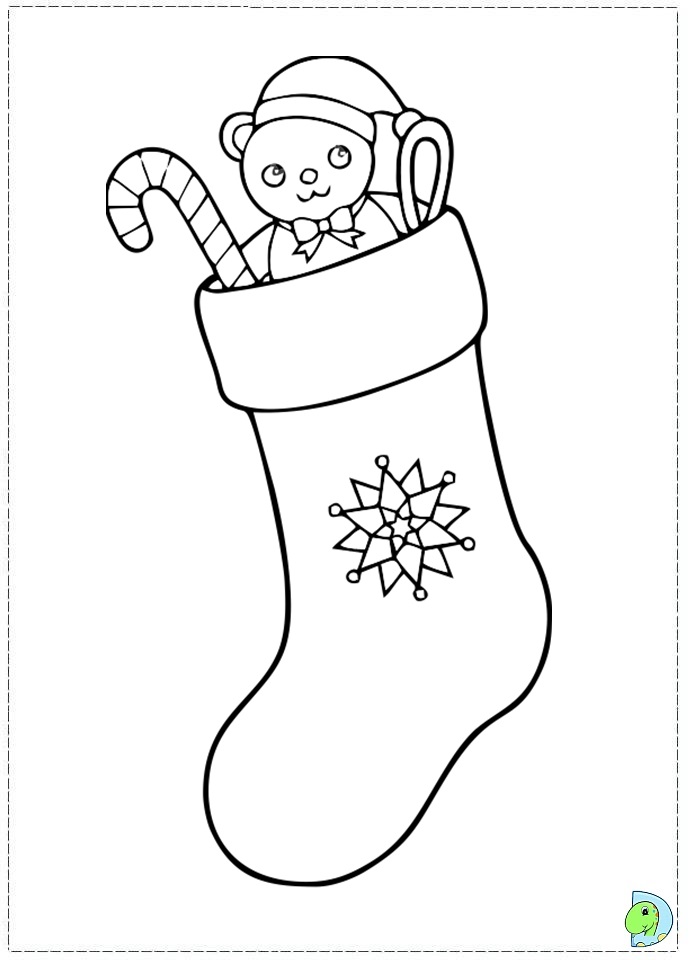 691x960 Christmas Stocking Coloring Pages