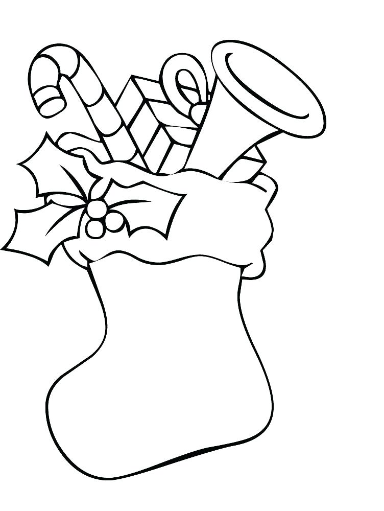 752x1000 Christmas Stockings Coloring Pages Awesome Stocking Coloring Page