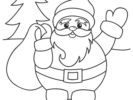 440x330 36 Free Printable Christmas Coloring Page, Merry Christmas Socks