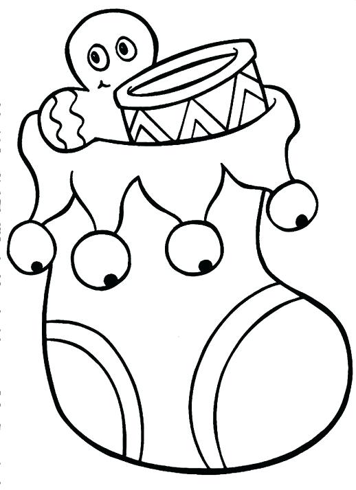 518x713 Christmas Socks Coloring Gifts Are In Special Socks Coloring Pages