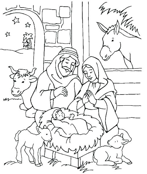 Coloring Pages Nativity 507x600 Coloring Pages Nativity