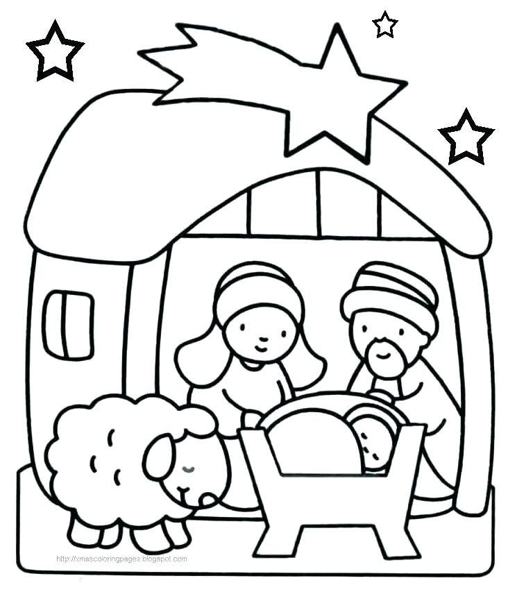 Manger Scene Coloring Pages Nativity Scene Coloring Sheet Pages 732x853 Manger Scene Coloring Pages Nativity Scene Coloring Sheet Pages